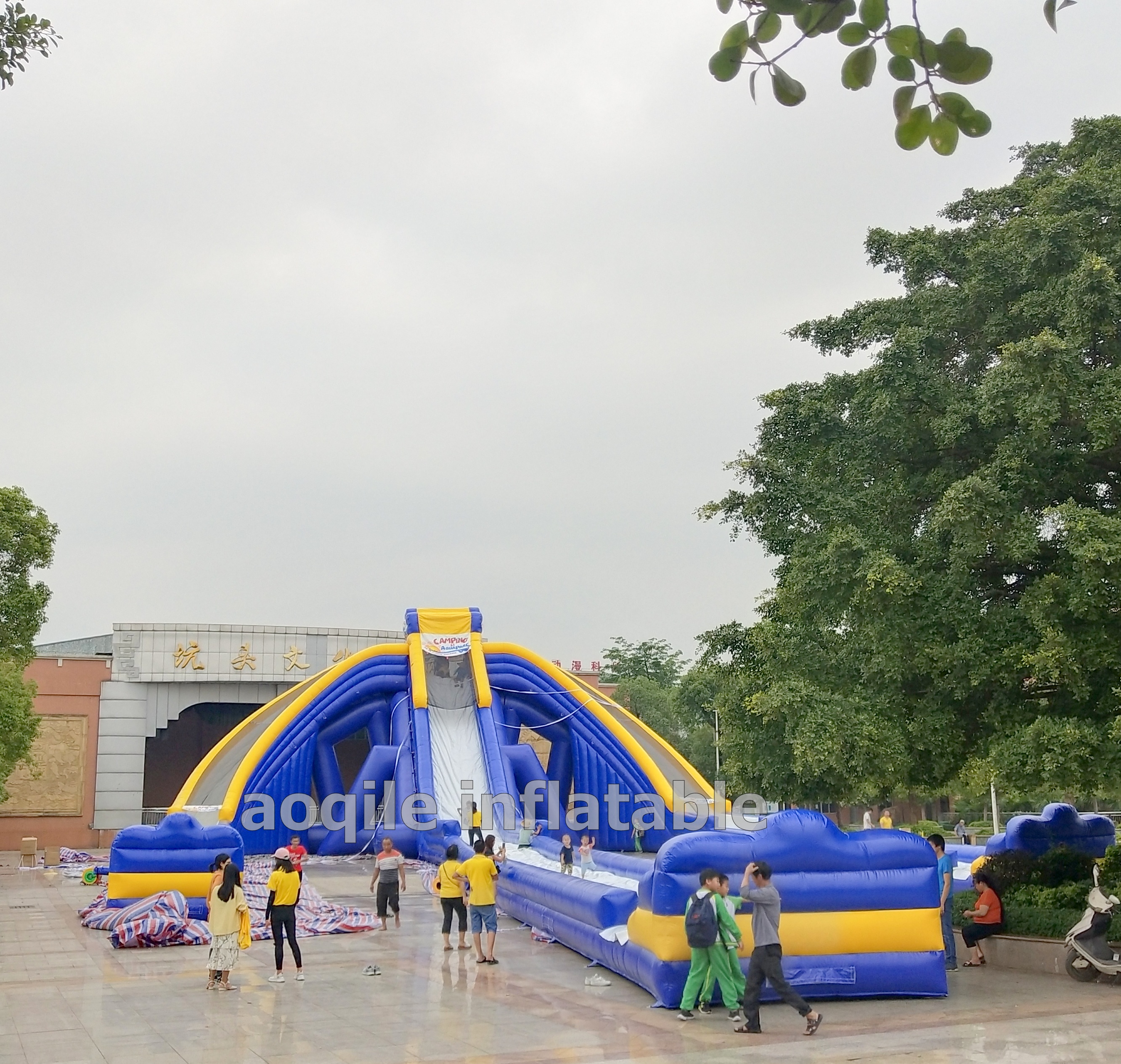 Commercial Outdoor Huge Trippo High quality grade Inflatable Water Slide For Kids Adult