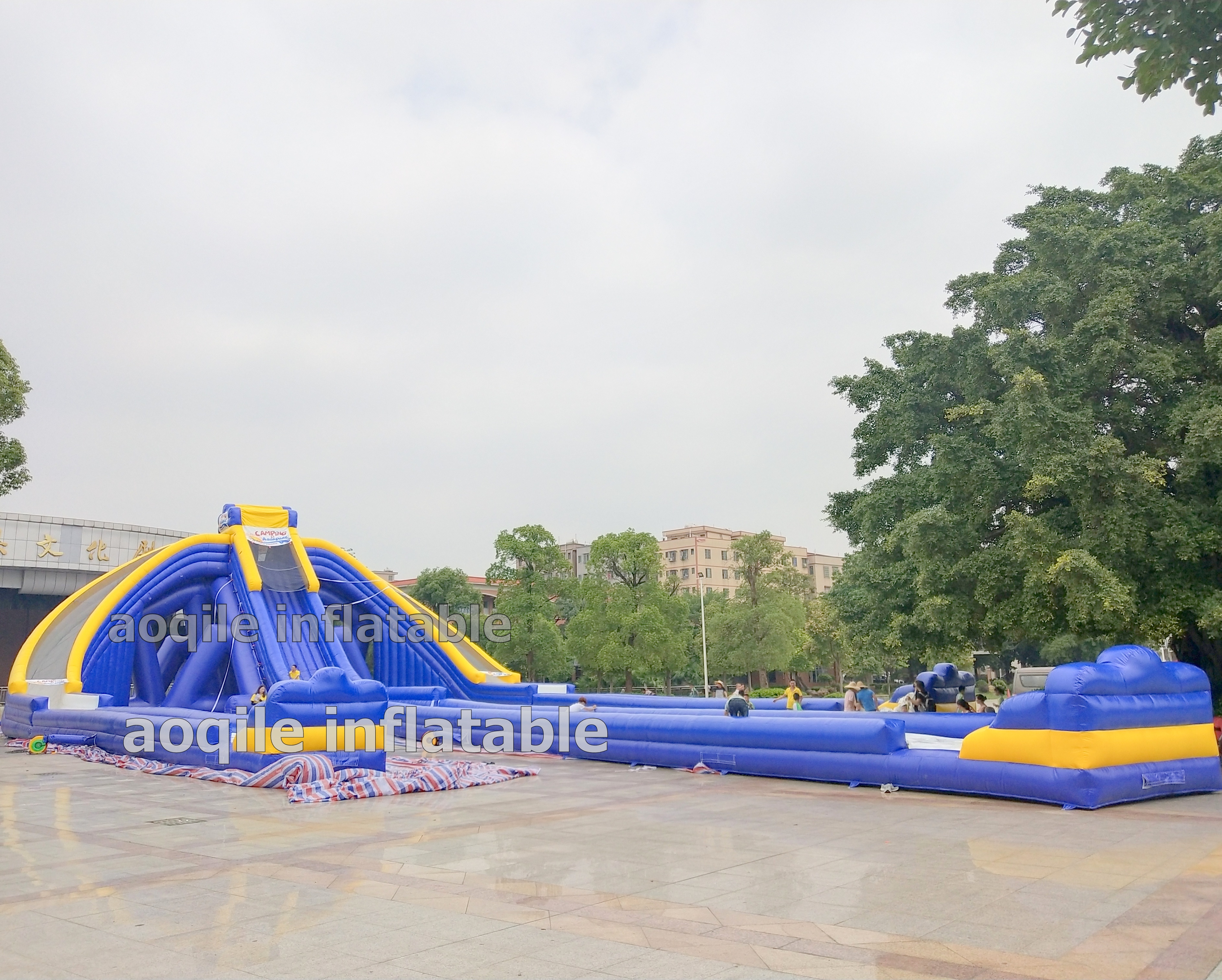 Commercial Outdoor Huge Trippo High quality grade Inflatable Water Slide For Kids Adult