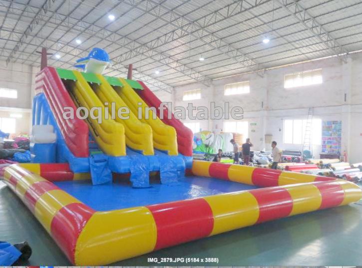 Cheap Factory Cost Inflatable Rainbow Slide , Rainbow Water Slide , Inflatable Rainbow Slide For Sale