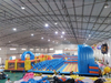 Hot children indoor big inflatable trampoline theme park / kids play amusement game park equipment for sale