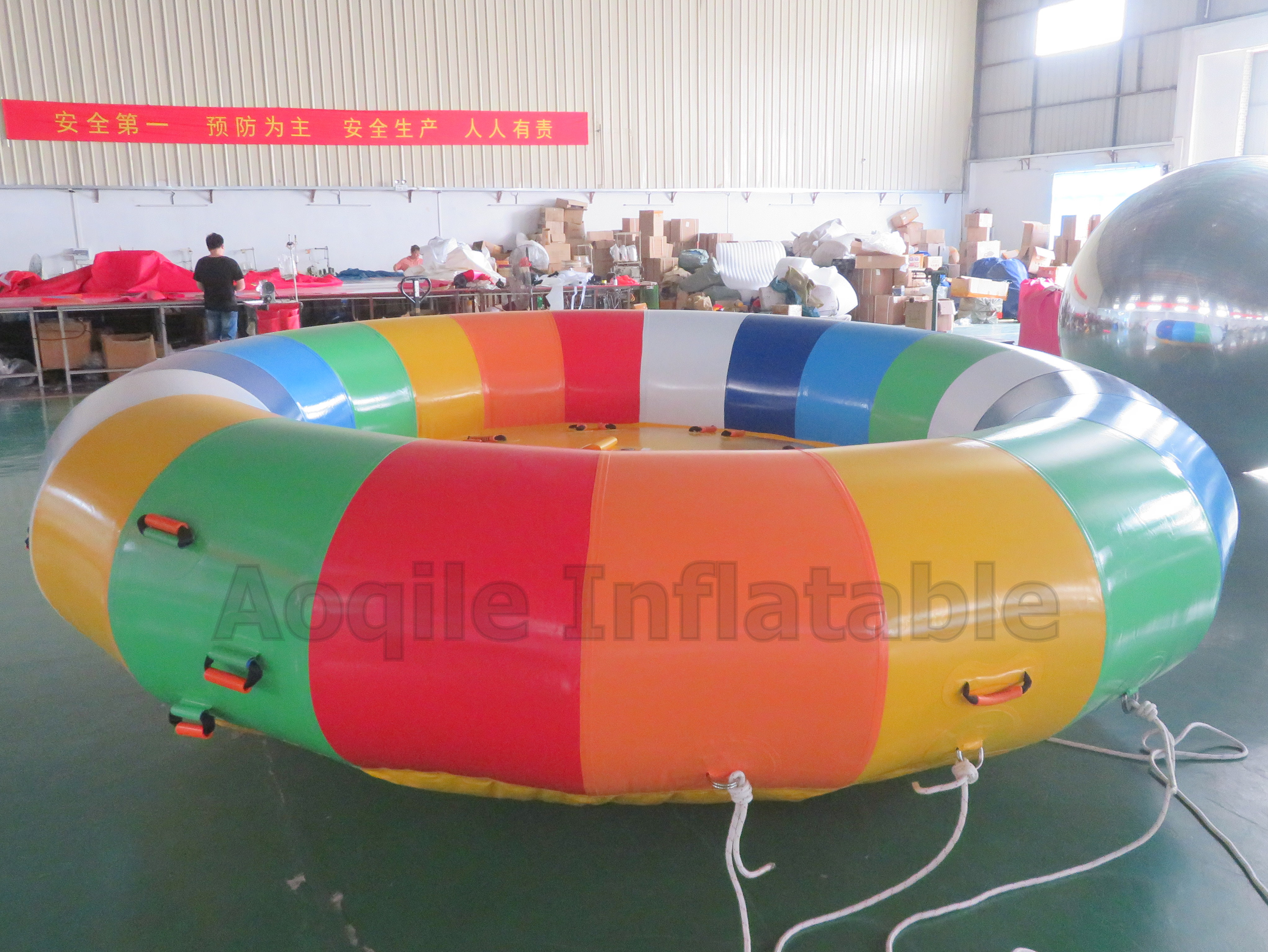 Adults Kids flying inflatable boat sale water inflat disco boat towable