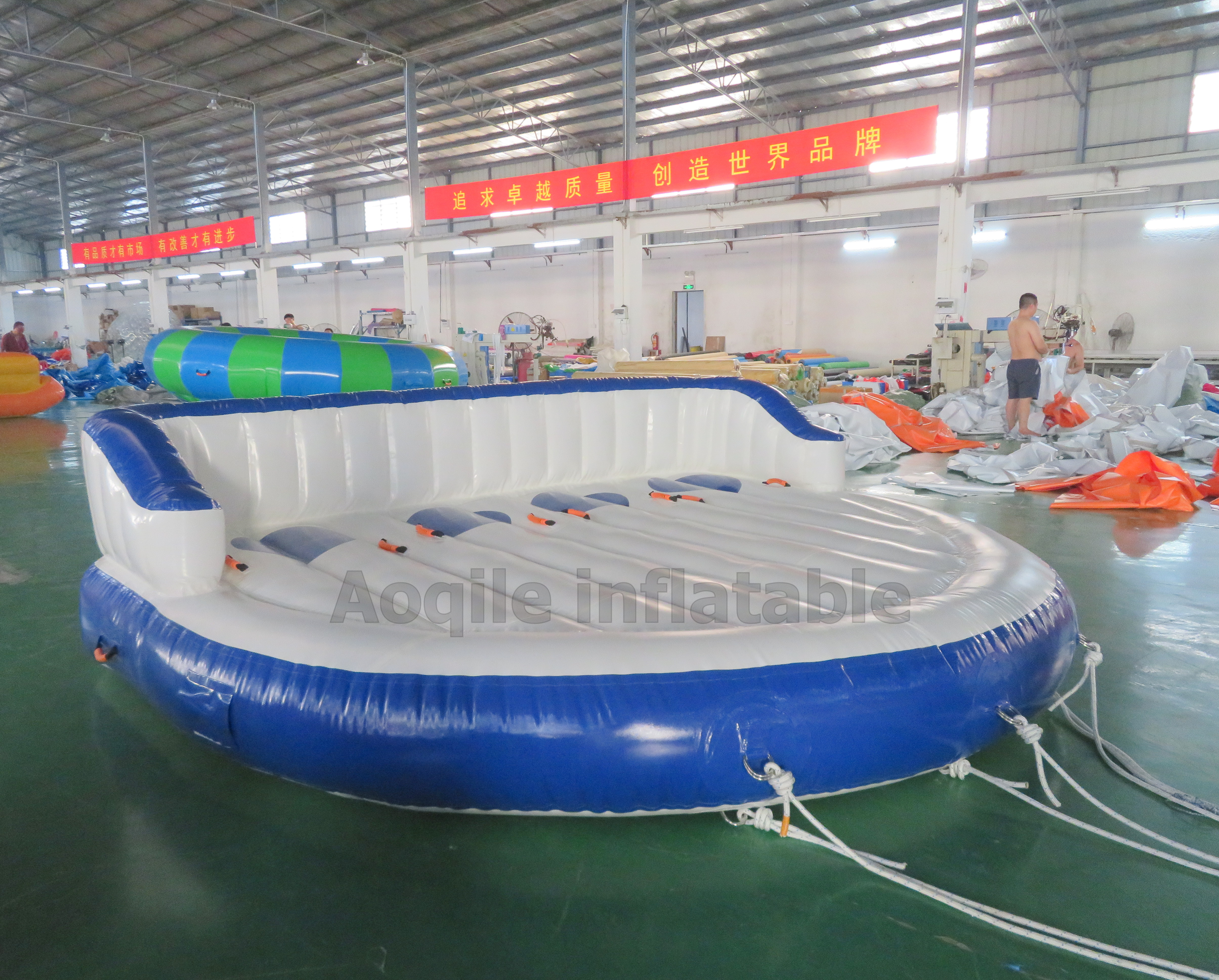 Commercial Heavy Duty Towables Water Ski Tube Inflatable Towable Tube Sofa for Ski Water Sport