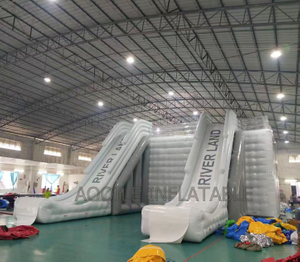 Customized Outdoor Commercial Large Inflatable Water Slide Water High Speed Slide Equipment