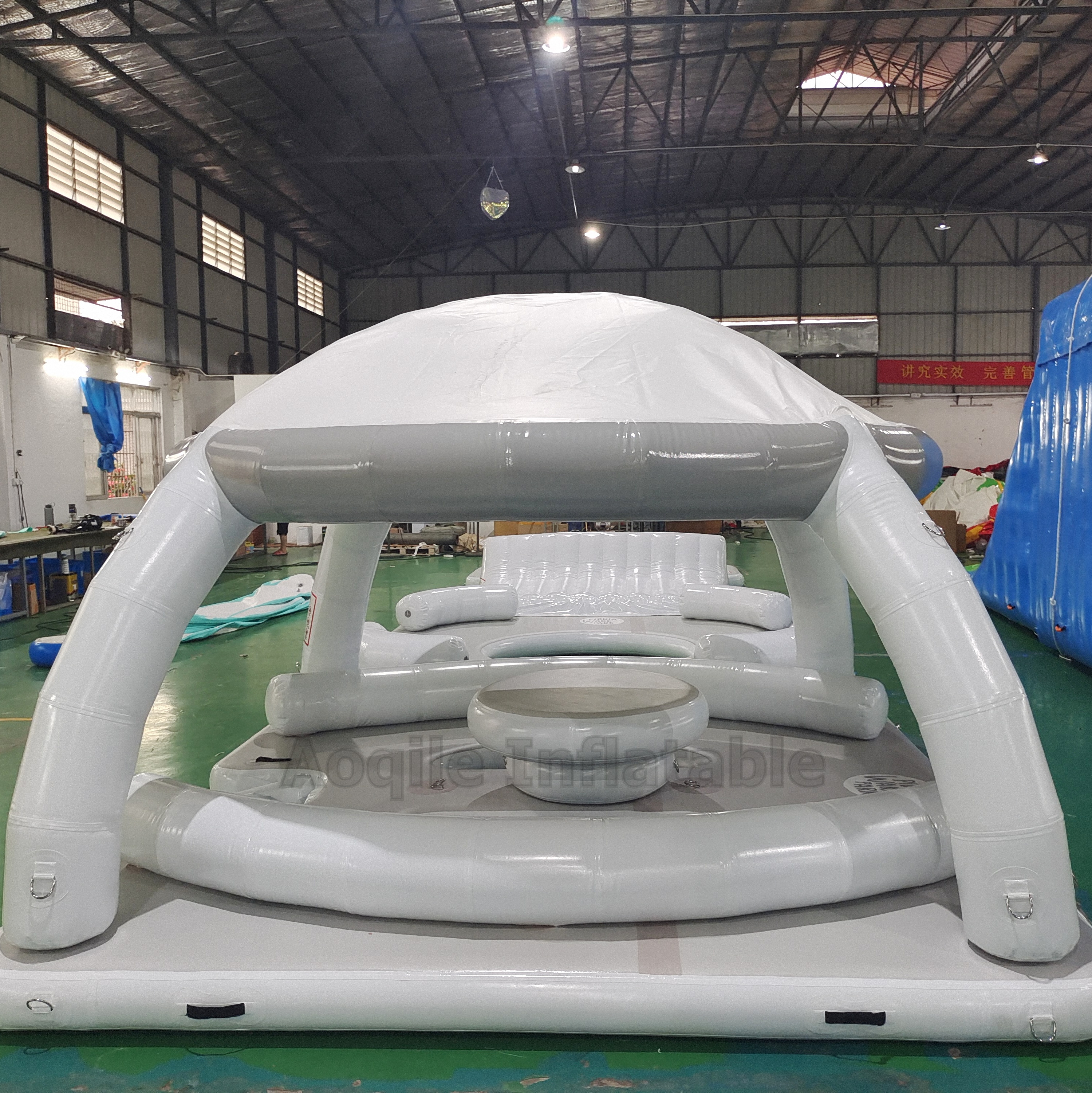 Social Bana Inflatable Platform Tent Aqua Floating Water Island Party Island Inflatable