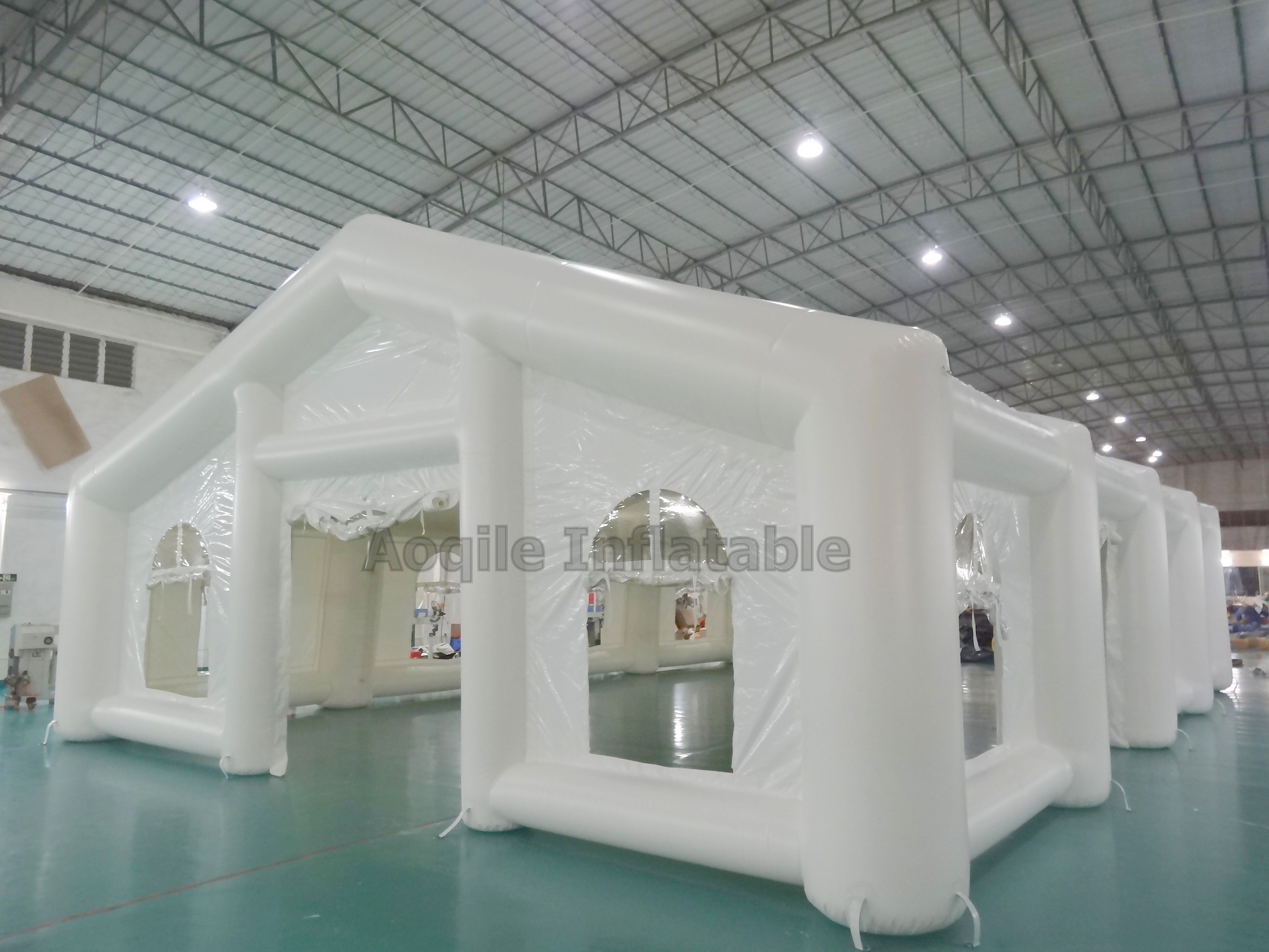 Big Portable inflatable Airsealed hangar tent inflatable building trade tent inflatable Marketing event tent