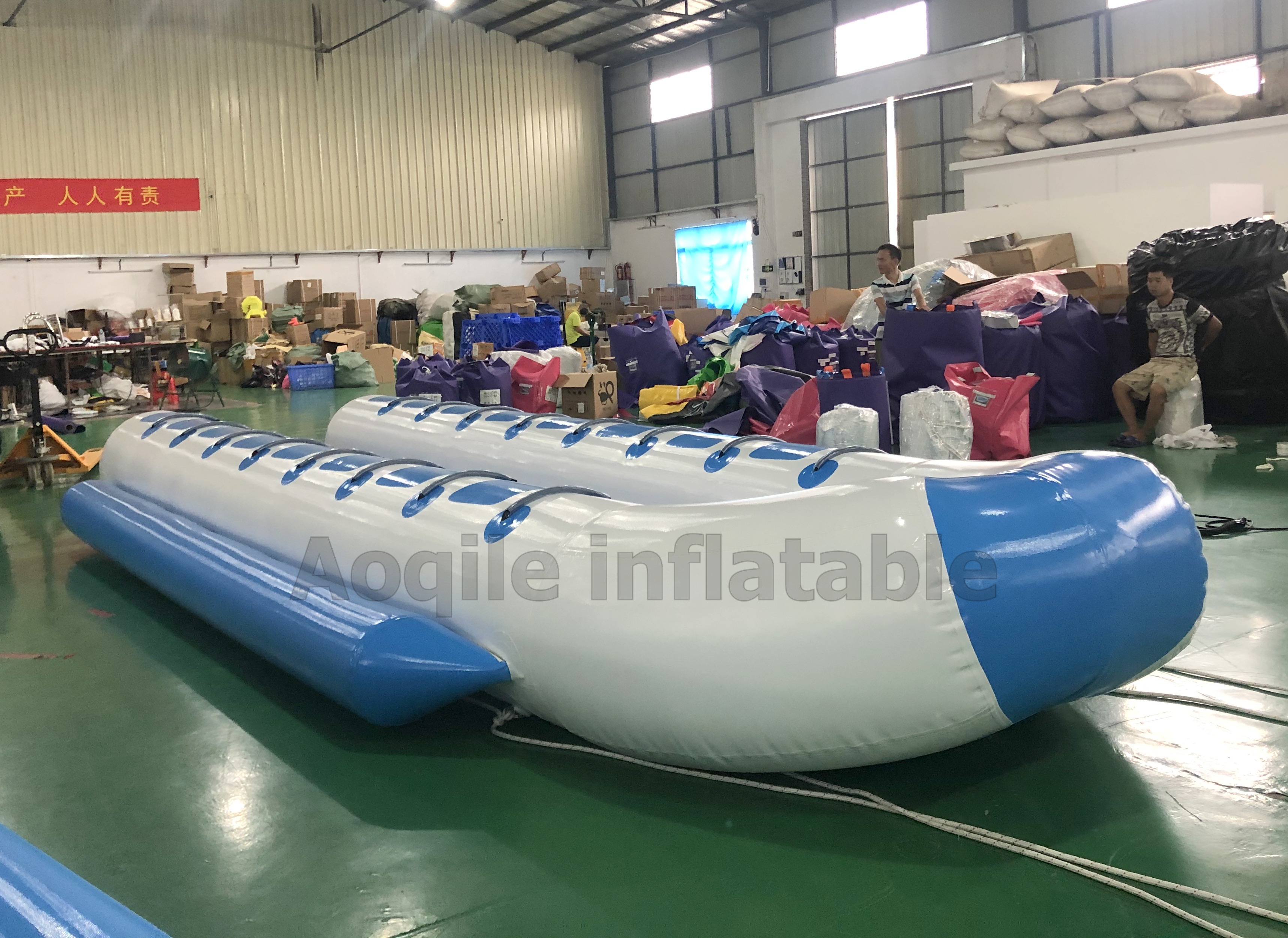 Hot sale inflatable flyfish 6 person banana boat / Inflatable Banana Rubber Boat / inflatable banana boat floating water toy