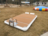Inflatable Water Floating Platform Air Dock Leisure Water Sports Floating Island