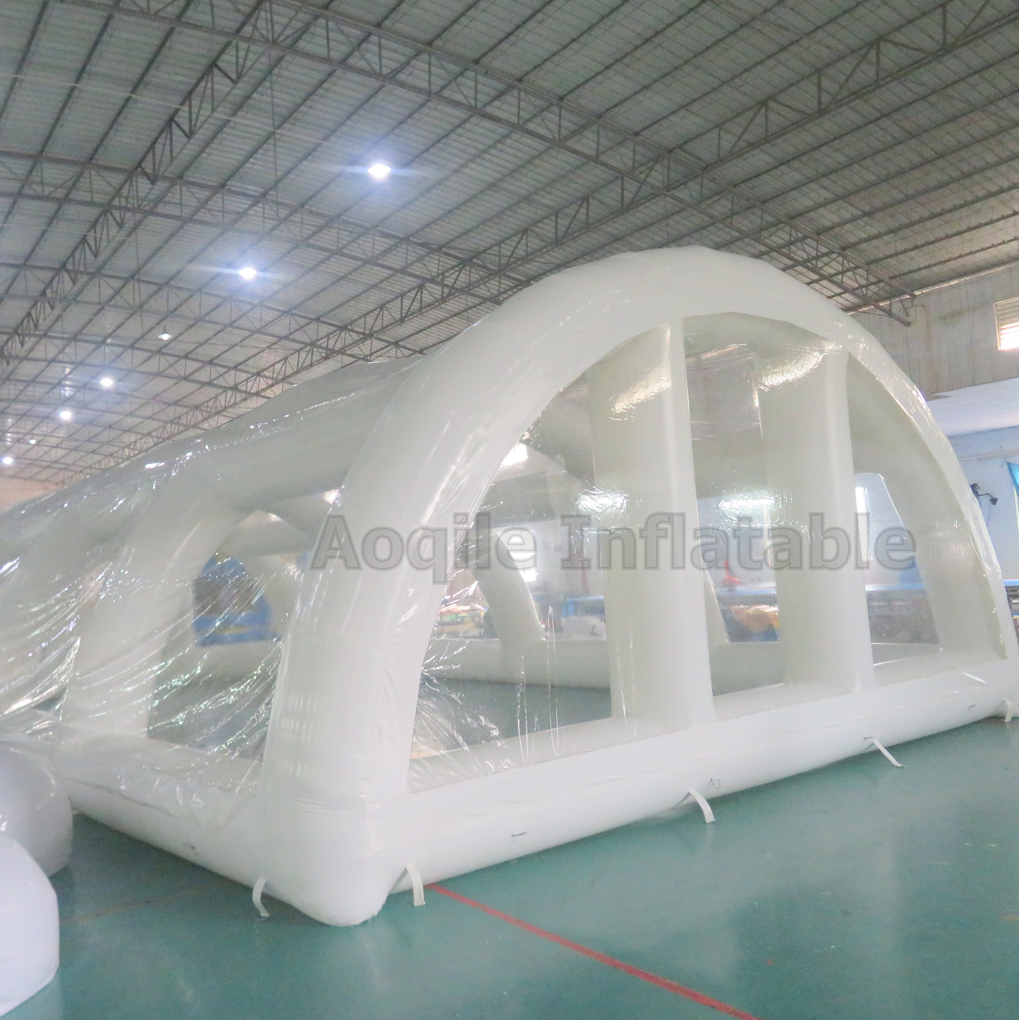 00:15 00:15 View larger image Add to Compare Share Large Clear Dome Tent / Transparent PVC Inflatable Swimming Pool Cover