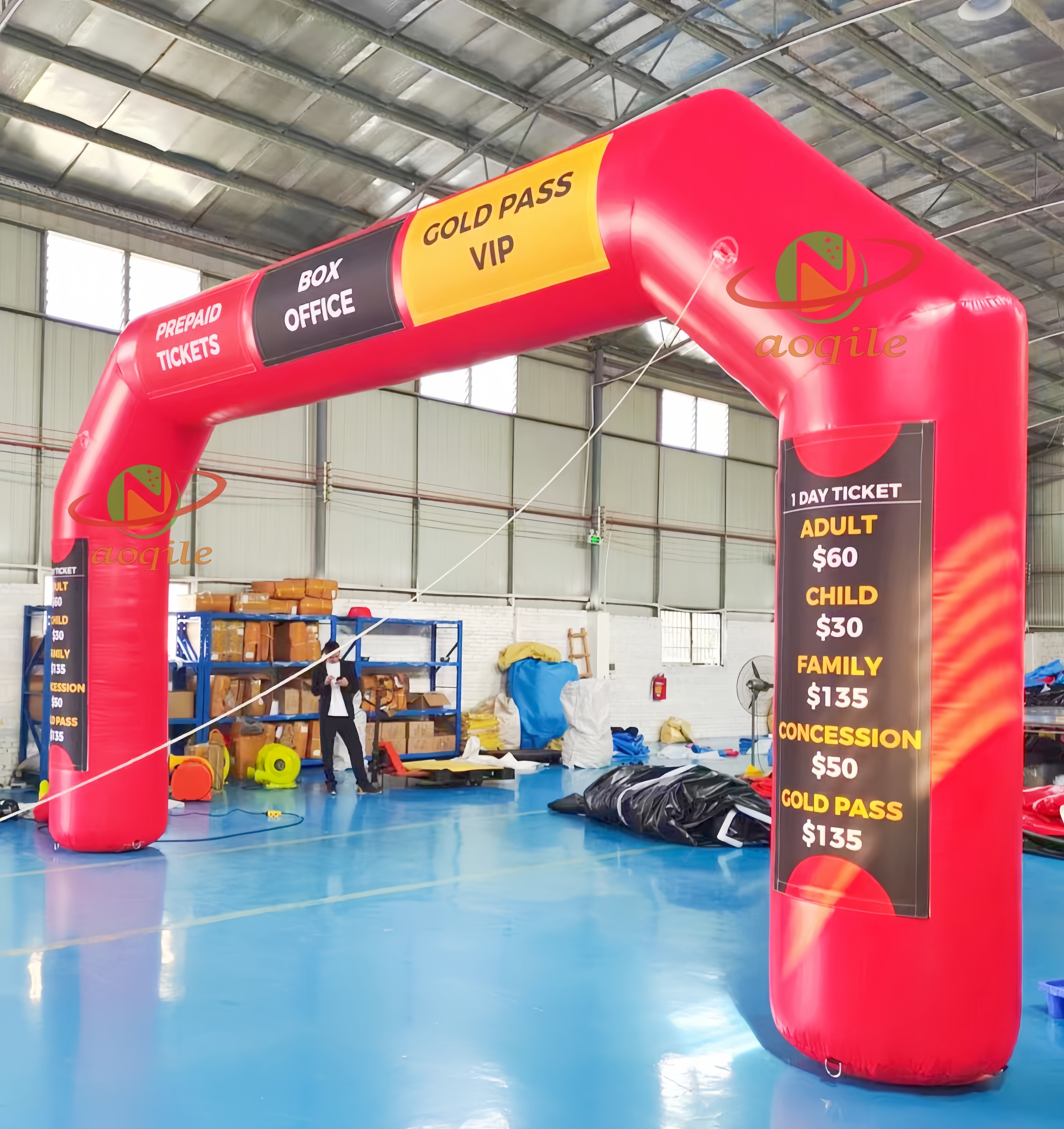 Inflatable Color Printed Advertising Arch Finish Line Arch Event Inflatable Arch