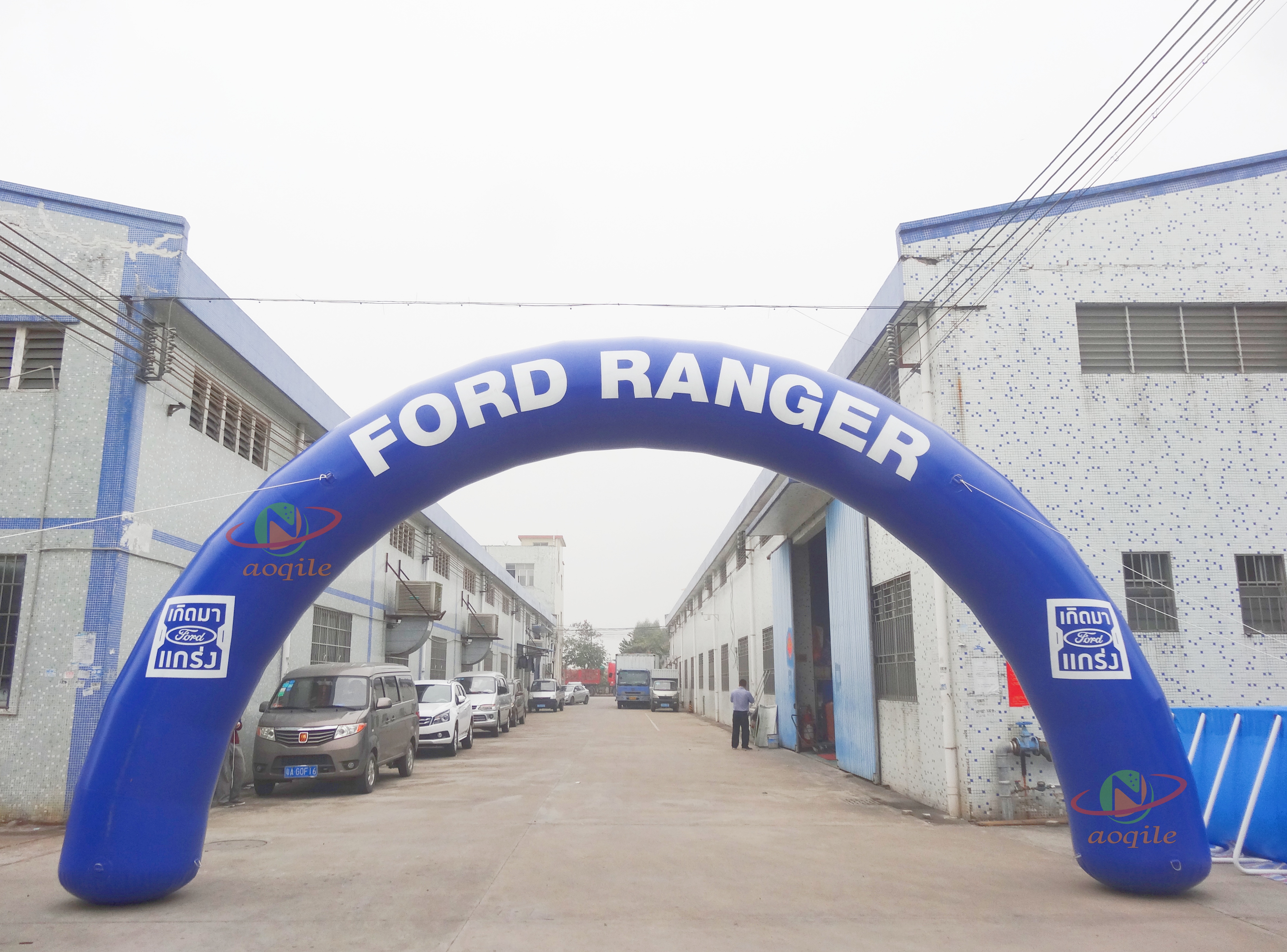 Inflatable Start Finish Line Sports Arch For Sale , Outdoor Advertising Inflatable Arch