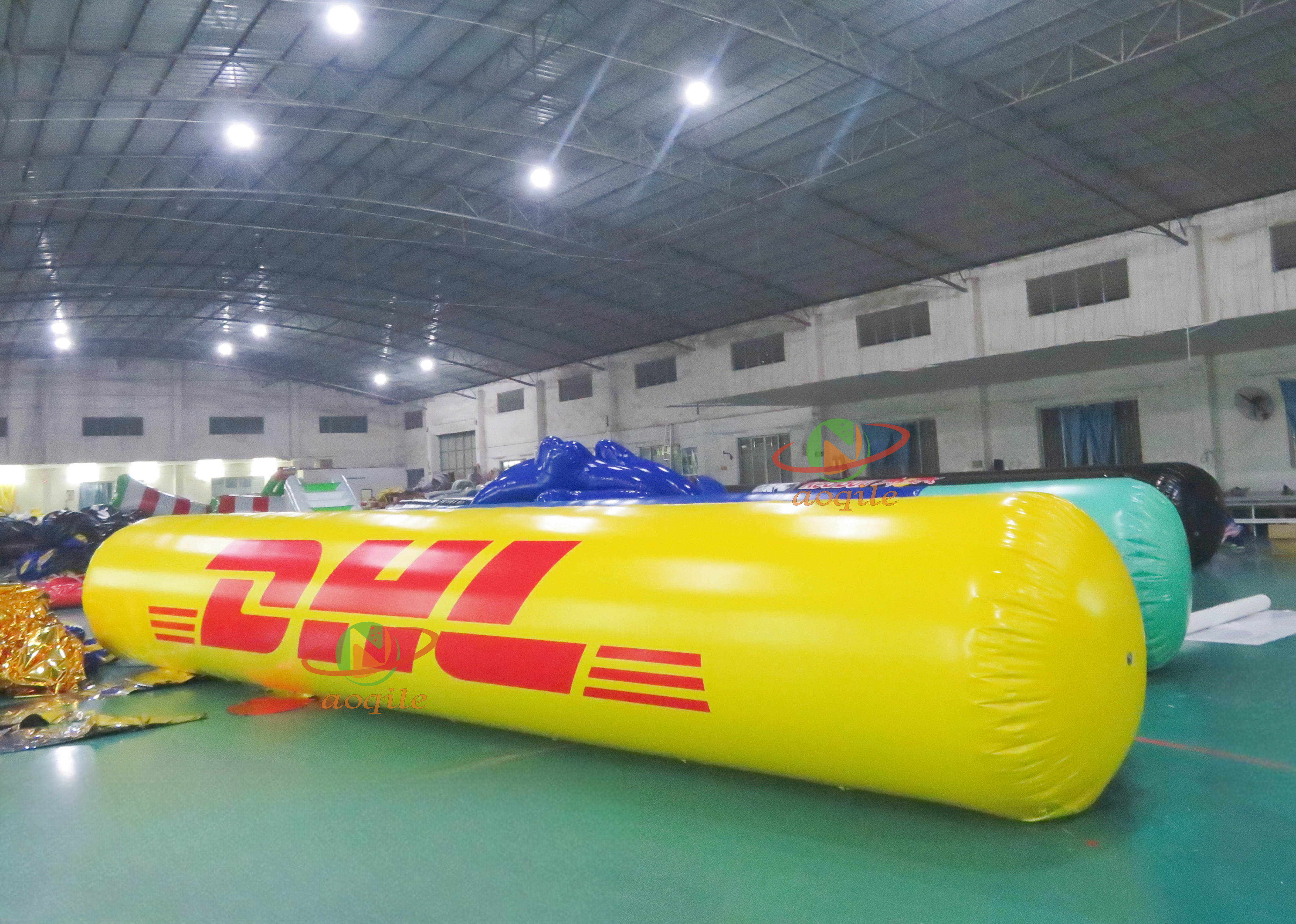 Factory Direct Sale Triathlon Inflatable Buoy Swimming Mark Inflatable Cylindrical Buoy