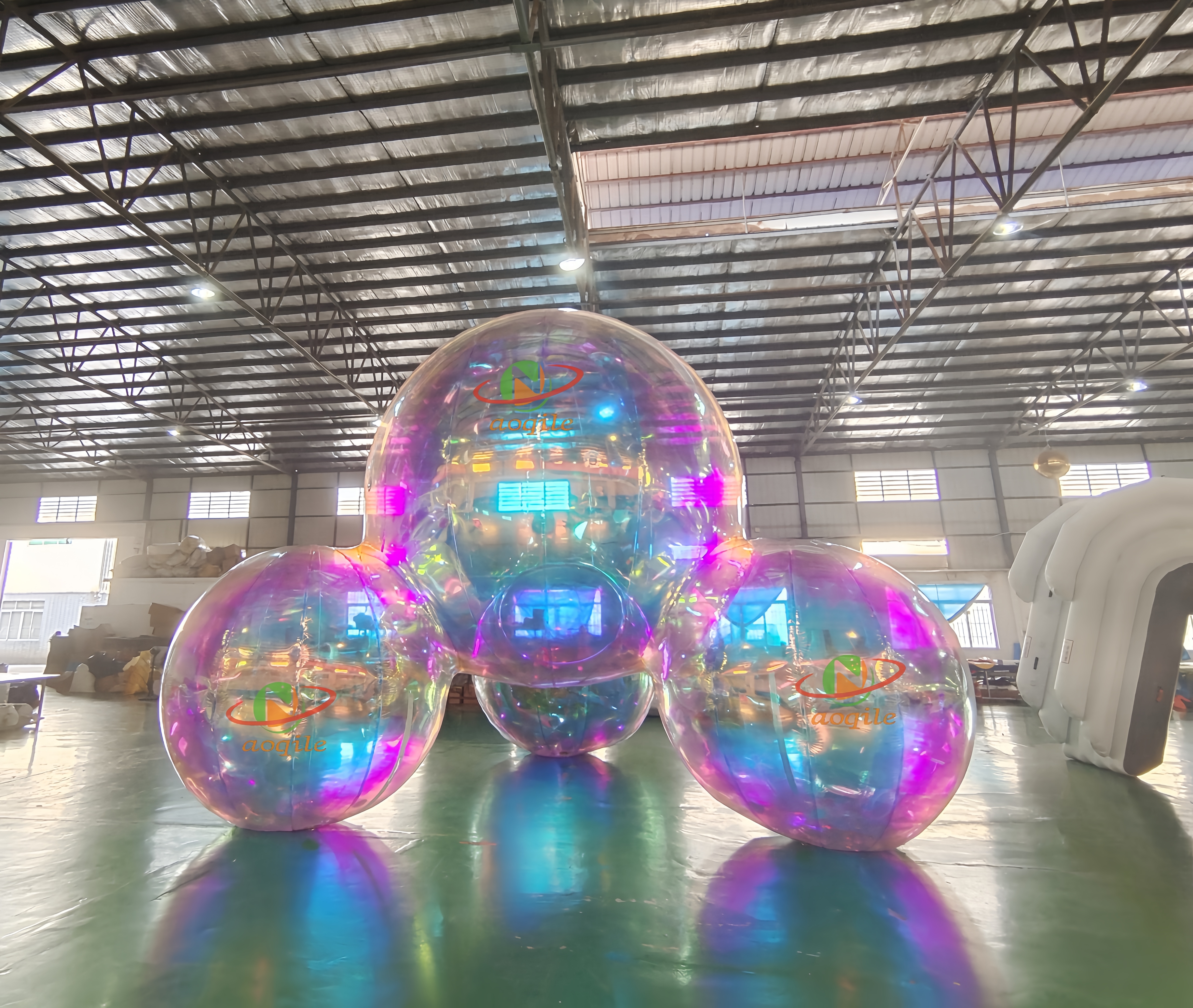 China Factory Custom large Inflatable disco mirror balloon,inflatable mirror ball for advertising