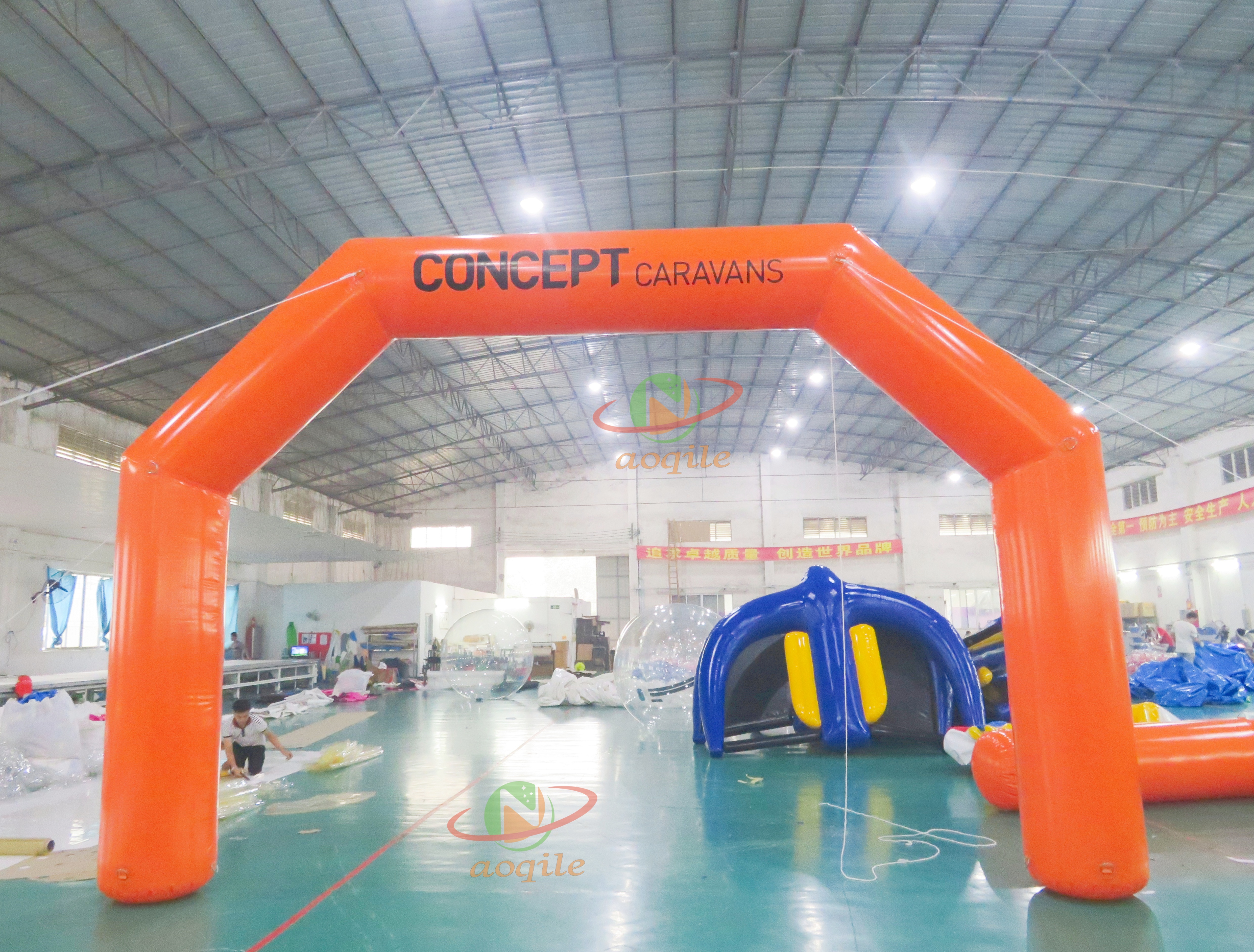 Inflatable Race Start And Finish Line Arch Custom Event Inflatable Entrance Advertising Arch