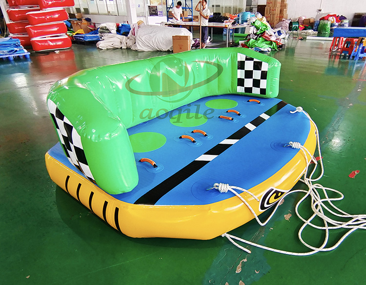 Large Inflatable Sofa Adult Water Sports Equipment Water Ski Towable Rowing Boat