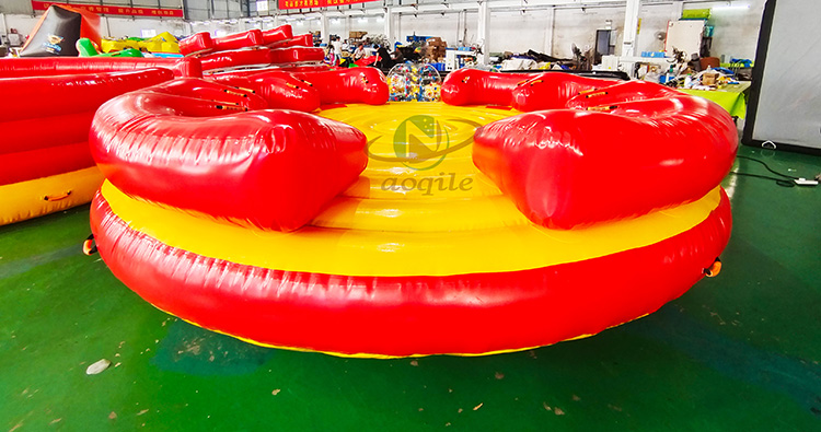 Airtight Safety Floating Inflatable Sea Towable Stimulate Water Game 8 people Water Ski Towable Sofa Boat