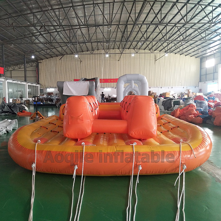 Safe Inflatable Towable Water Ski Boat On The Water Inflatable Towable Ufo Boat Extreme Sports