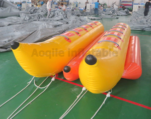 Customized Inflatable Banana Boat Towable Water Ski Tube For Outdoor Water entertainment