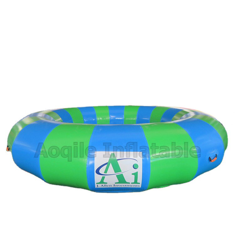 Commercial Large Water Park Rotating Roller Towable Inflatable Disco Boat