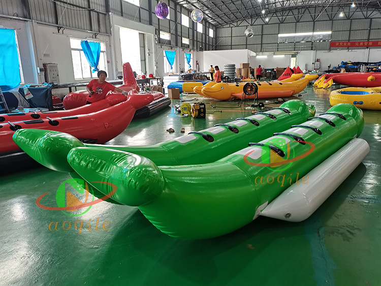 Airtight Water Surfing Game Flying Fish Inflatable Water Ski Double Tube Water Towing Flying Fish