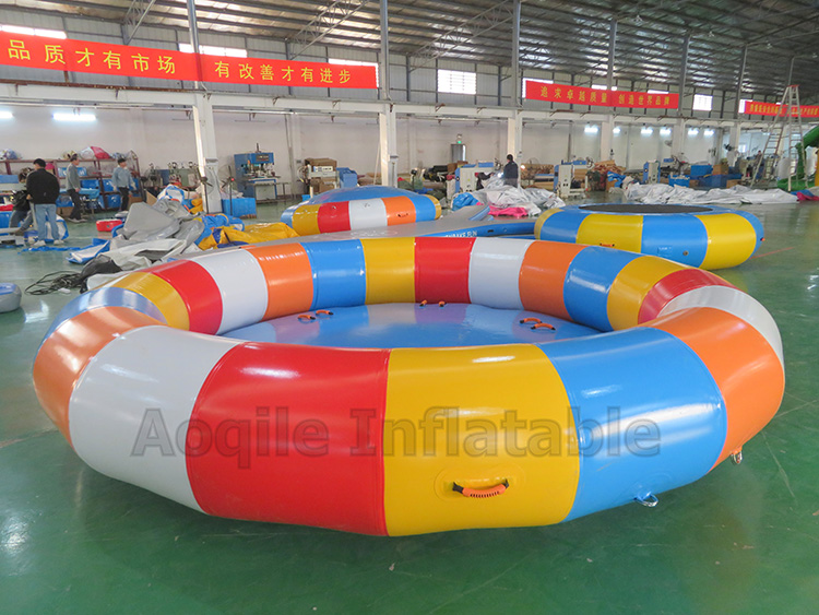 Factory direct sales Rotating Towable Tube Gyro multicolour Inflatable Disco Boat