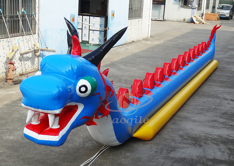 Water Toys Inflatable Banana Boat Towable Waterslide Tube Inflatable Dragon Boat