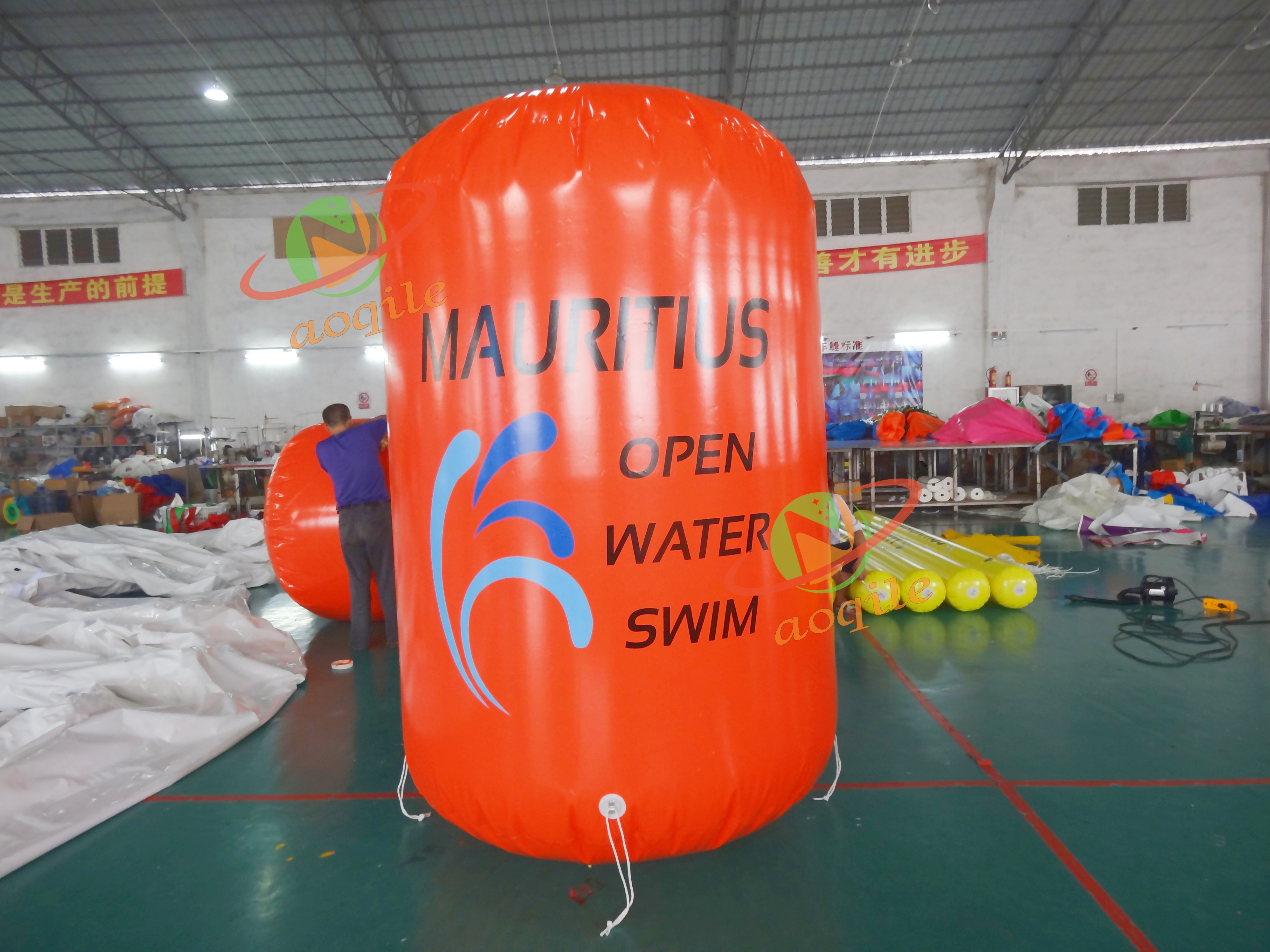 Hot Selling Pvc Inflatable Water Buoy Floating Marker Marine Activities Air Advertising Buoy