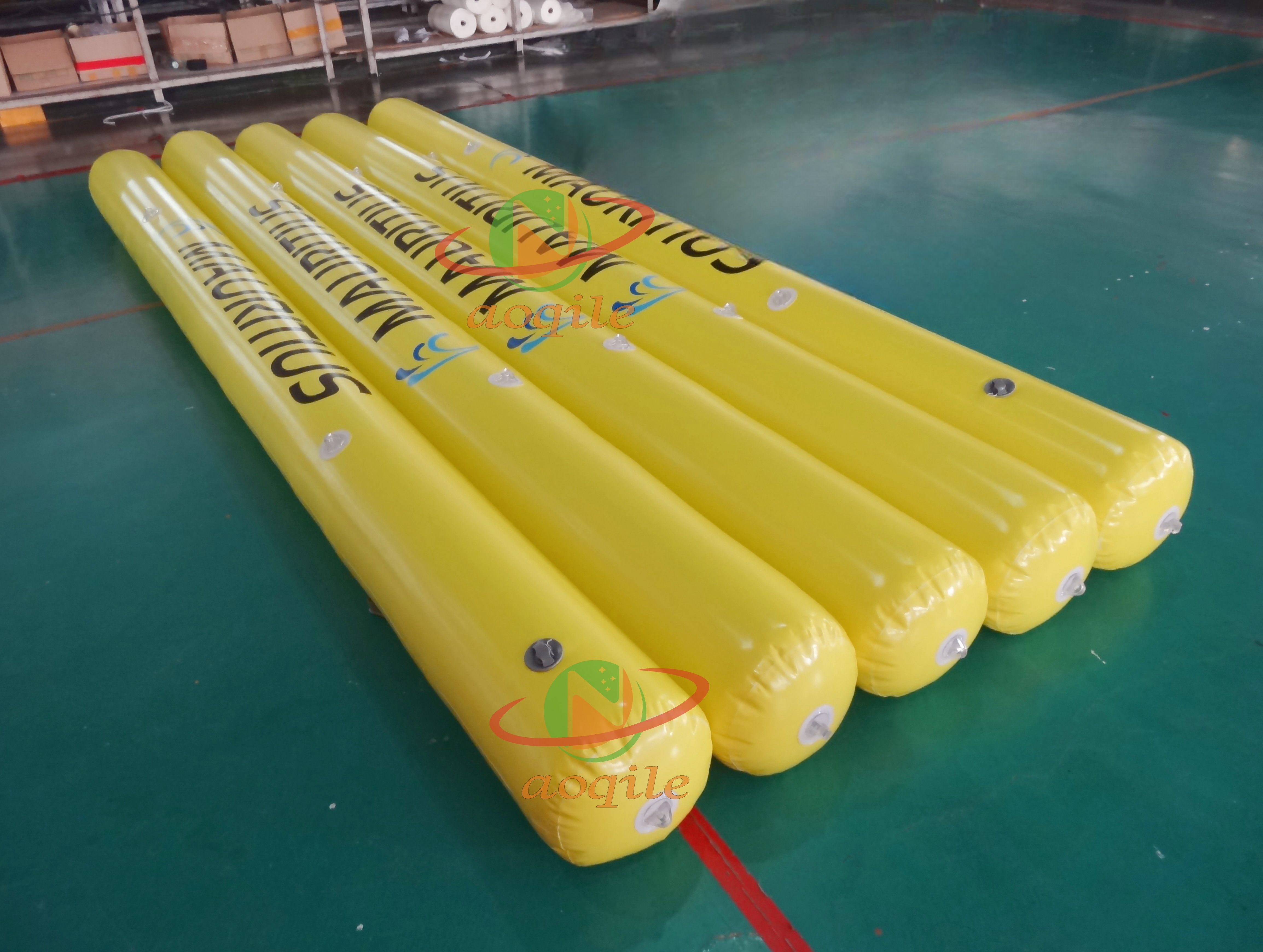 Pvc Airtight Swimming Long Cylindrical Advertising Buoy Open Water Competition Floating Buoy