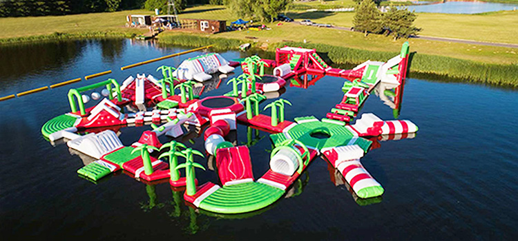 Floating Water Obstacle Climbing Sports Game Outdoor Summer Water Amusement Equipment Inflatable Water Park No reviews yet