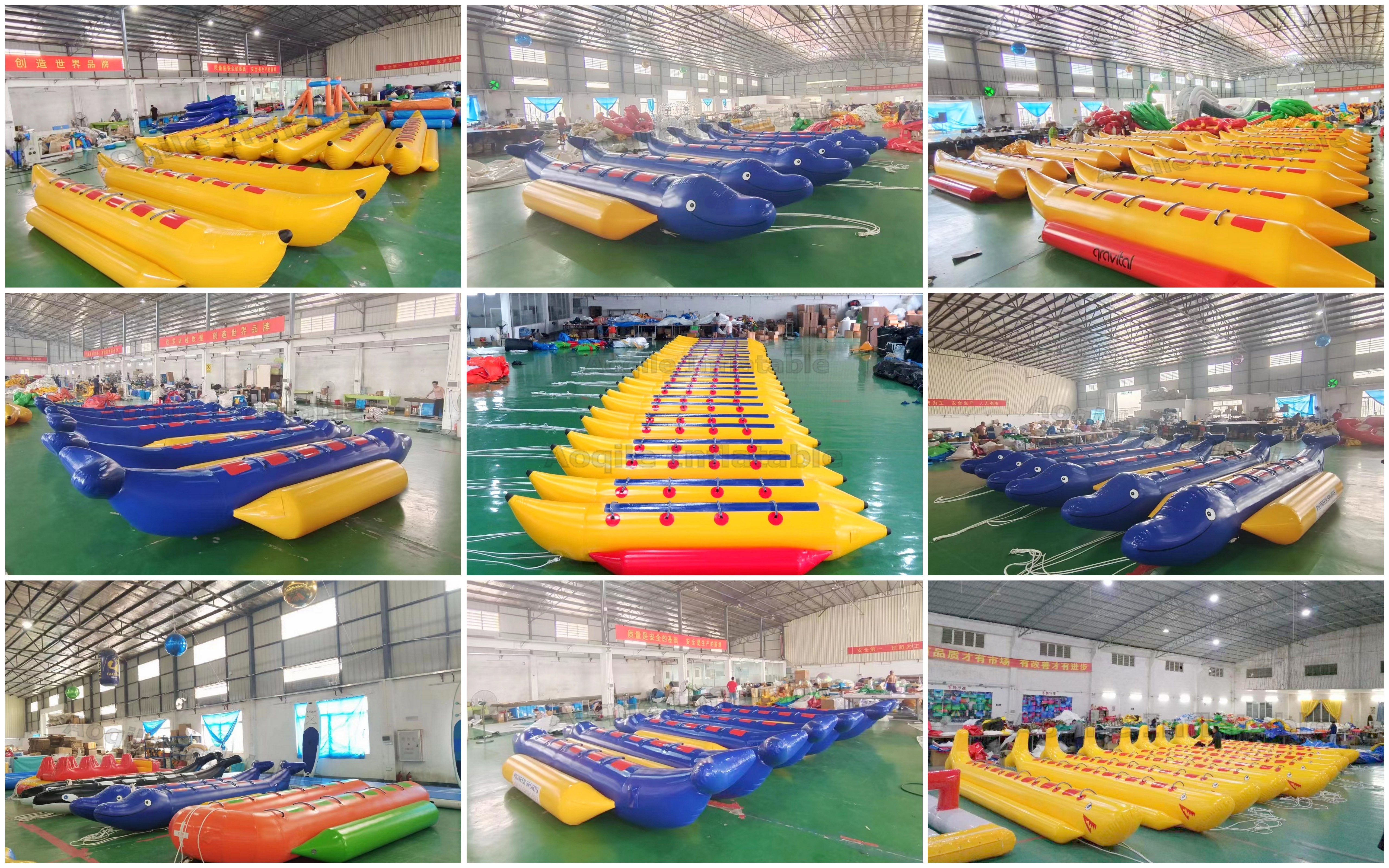 Water Inflatable Flying Fish Water Slide Tube Inflatable Toy Flying Fish Towing Banana Boat