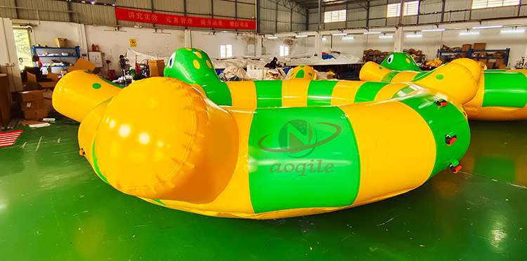 New design ski tube towable inflatable water sport Commercial Towables Turtle inflatable disco boat