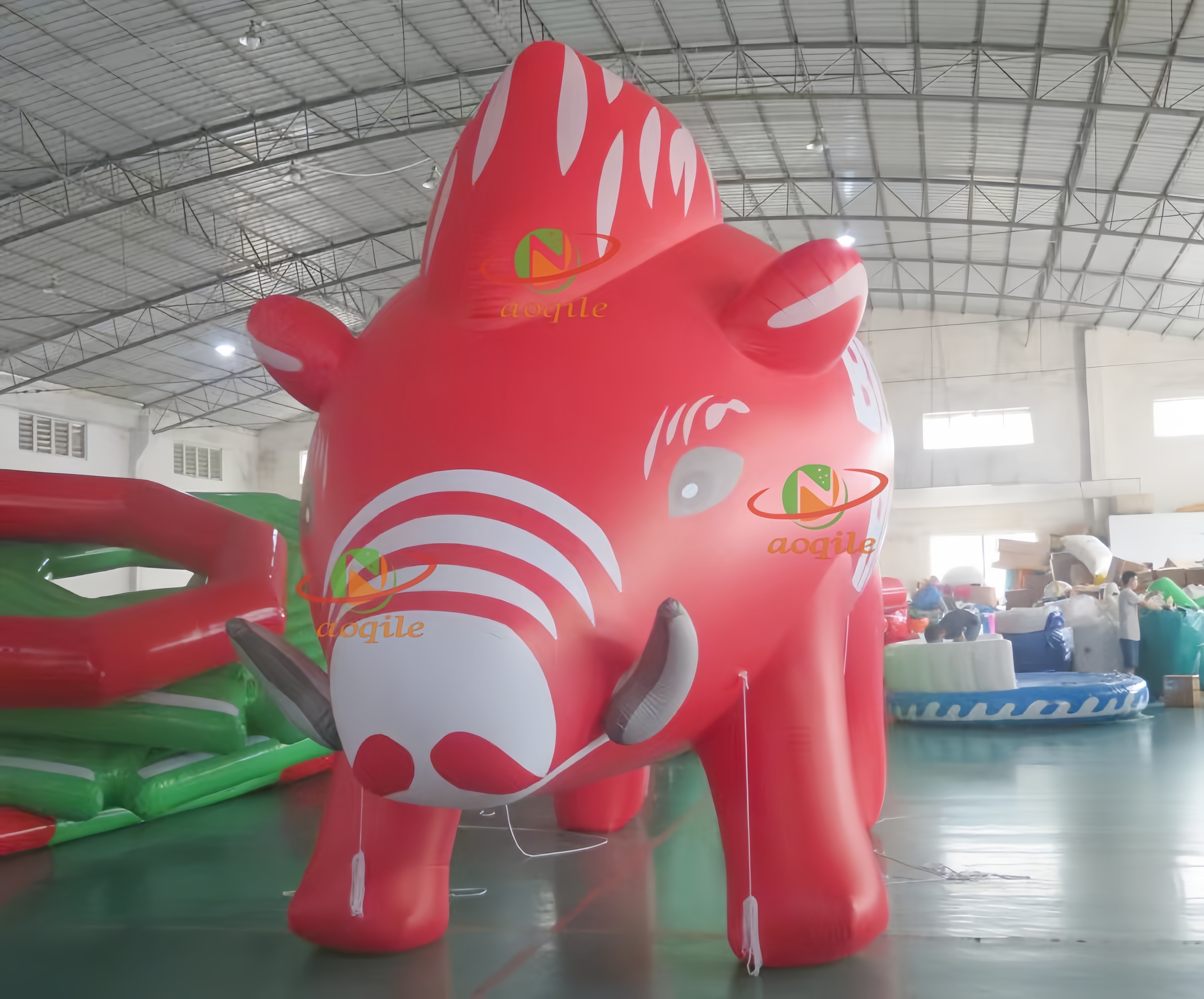 Outdoor Advertising Inflatable Pig Bank Customized Giant Inflatable Pig Balloons For Sale