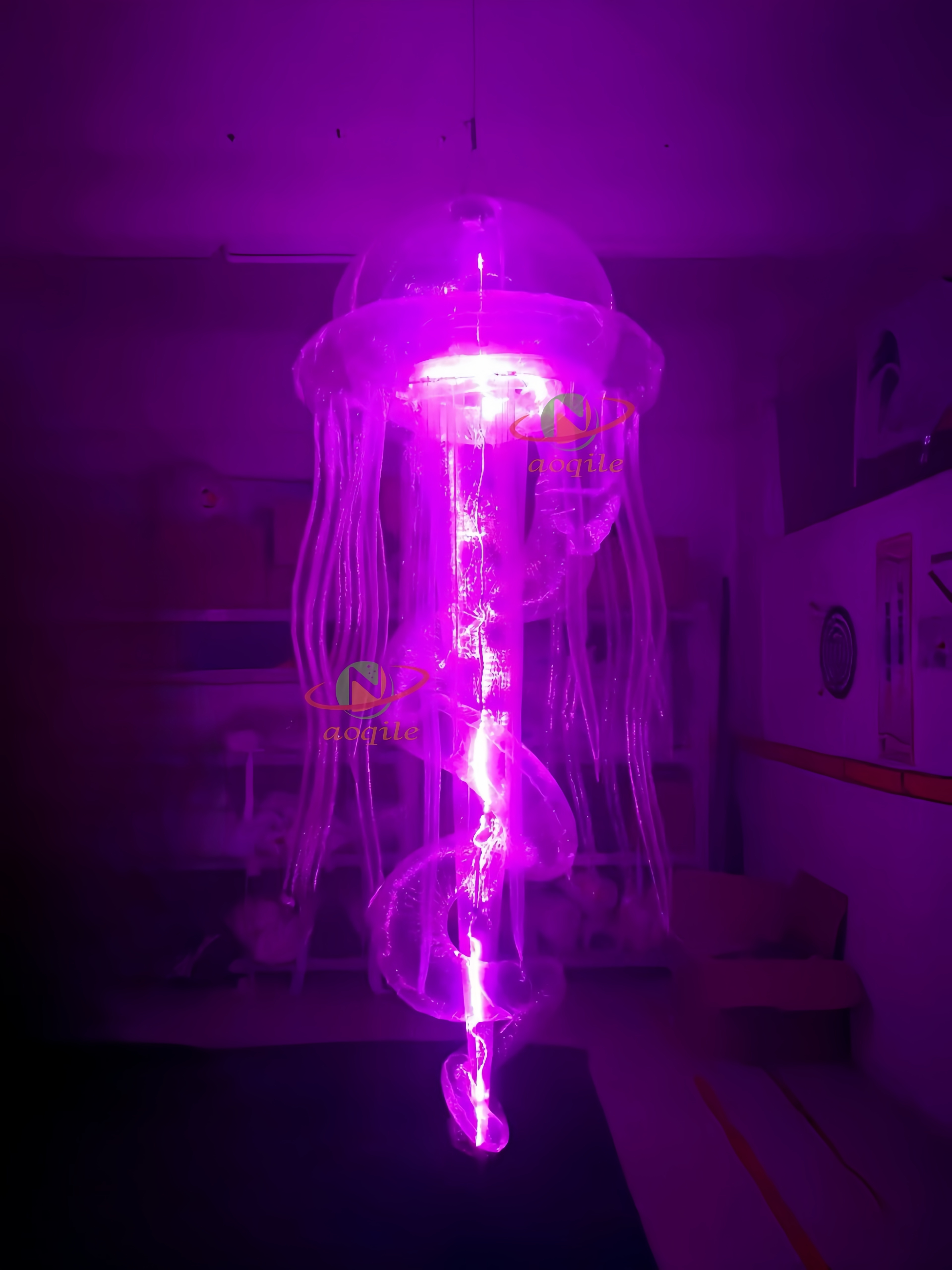 Inflatable jellyfish balloon for decoration nightclub,stage decoration inflatable giant jellyfish model