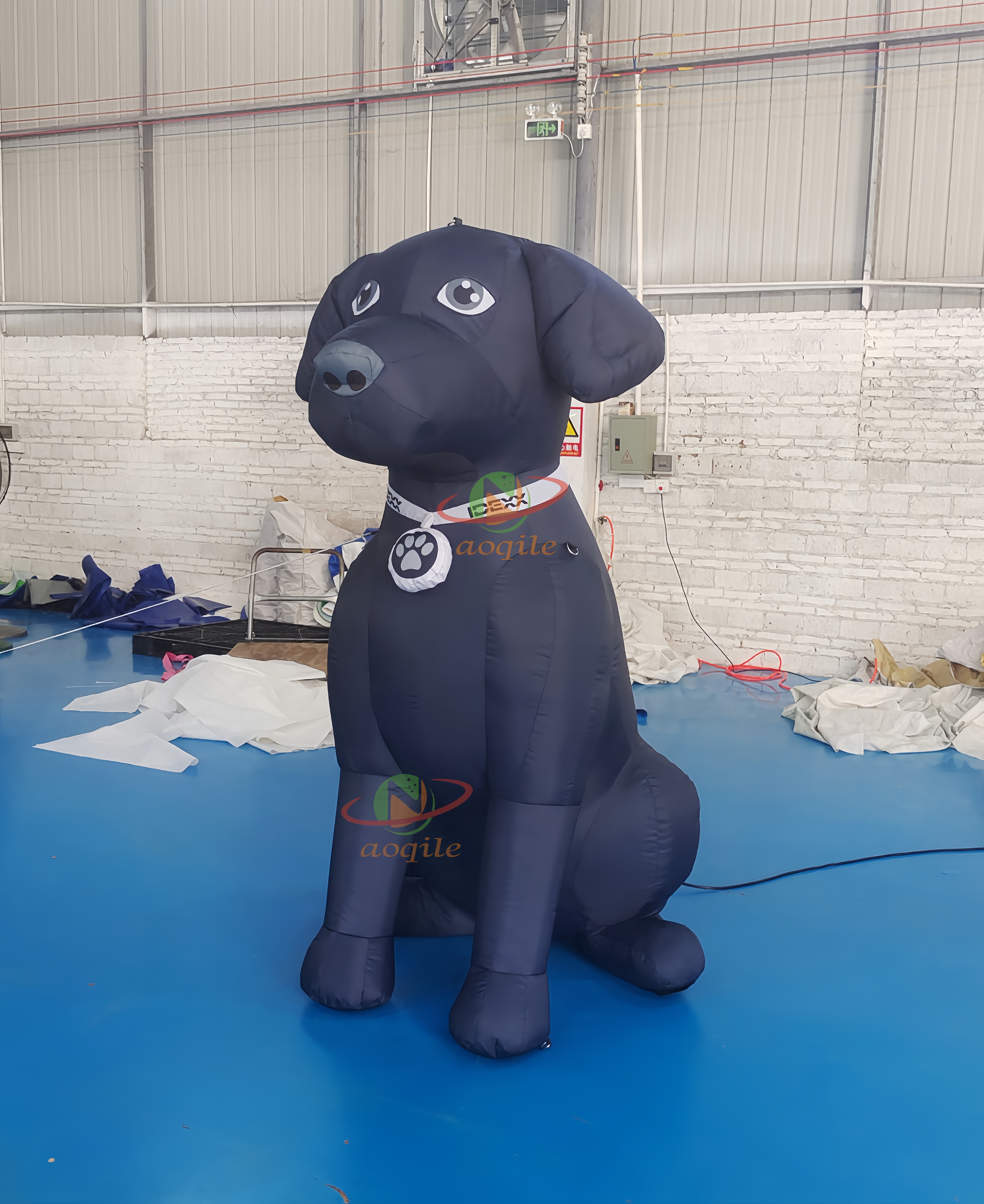 Custom giants inflatable dog/ large cartoon inflatable puppy dog model for advertising