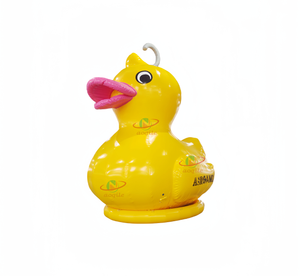 Advertising yellow giant inflatable duck inflatable rubber duck in the lake or land for propaganda