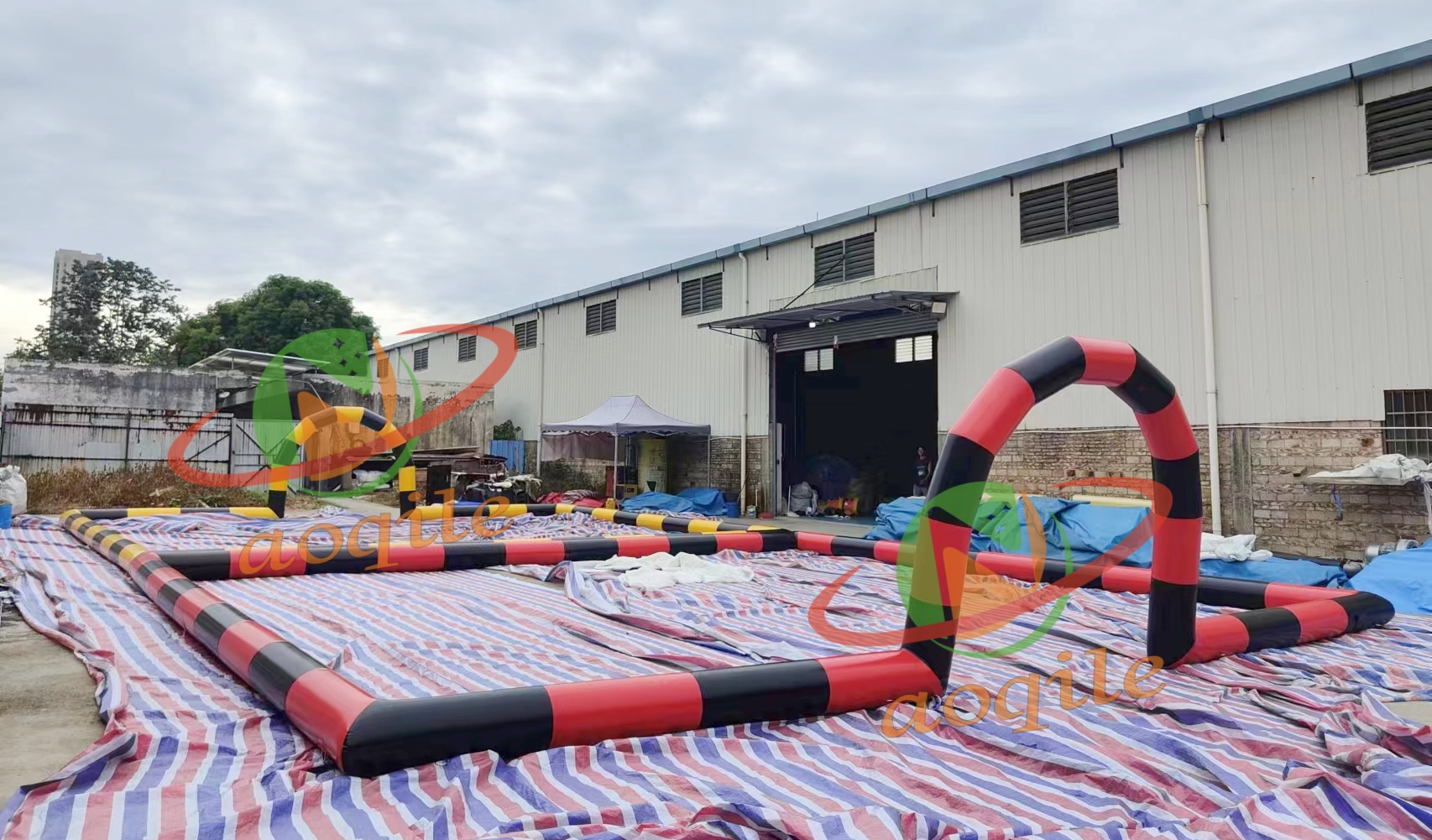 Aoqile Outdoor Water Park Water Sports Large Swimming Pool Activity Borders for Events