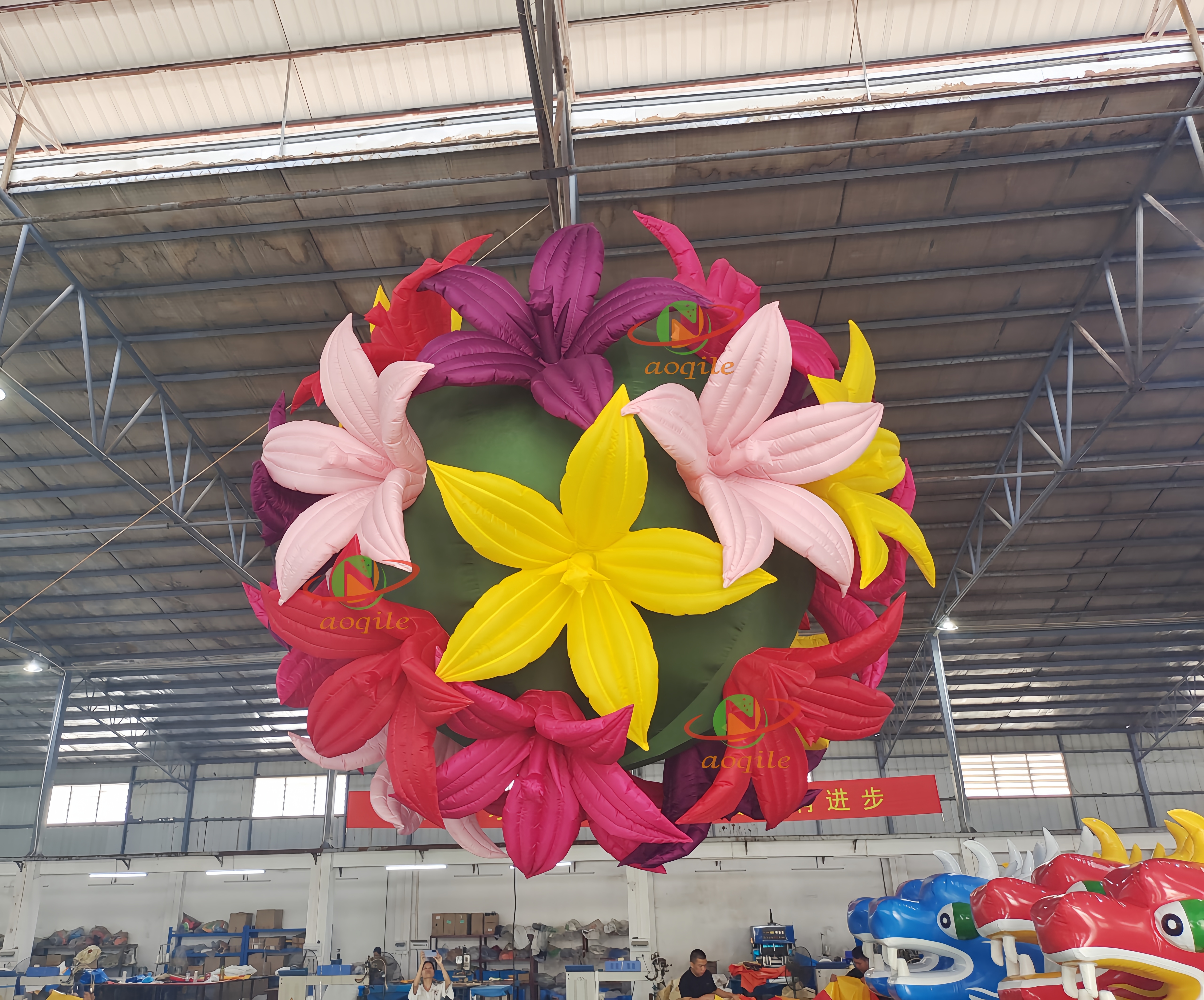 Exhibition Event Inflatable Bouquet Party Inflatable Bouquet Shape Decoration