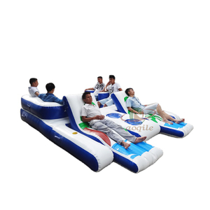 High Quality Inflatable Floating Island Water Amusement Lounge Boat Leisure Inflatable Sofa Chair