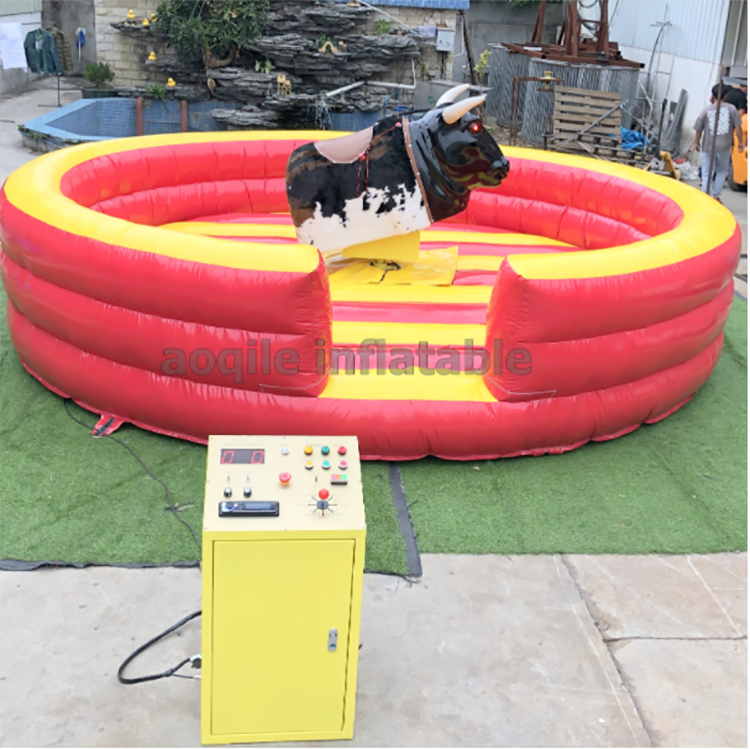 Aoqile Circular Outdoor Entertainment Commercial High-quality Inflatable Bullfighting Machine for Events
