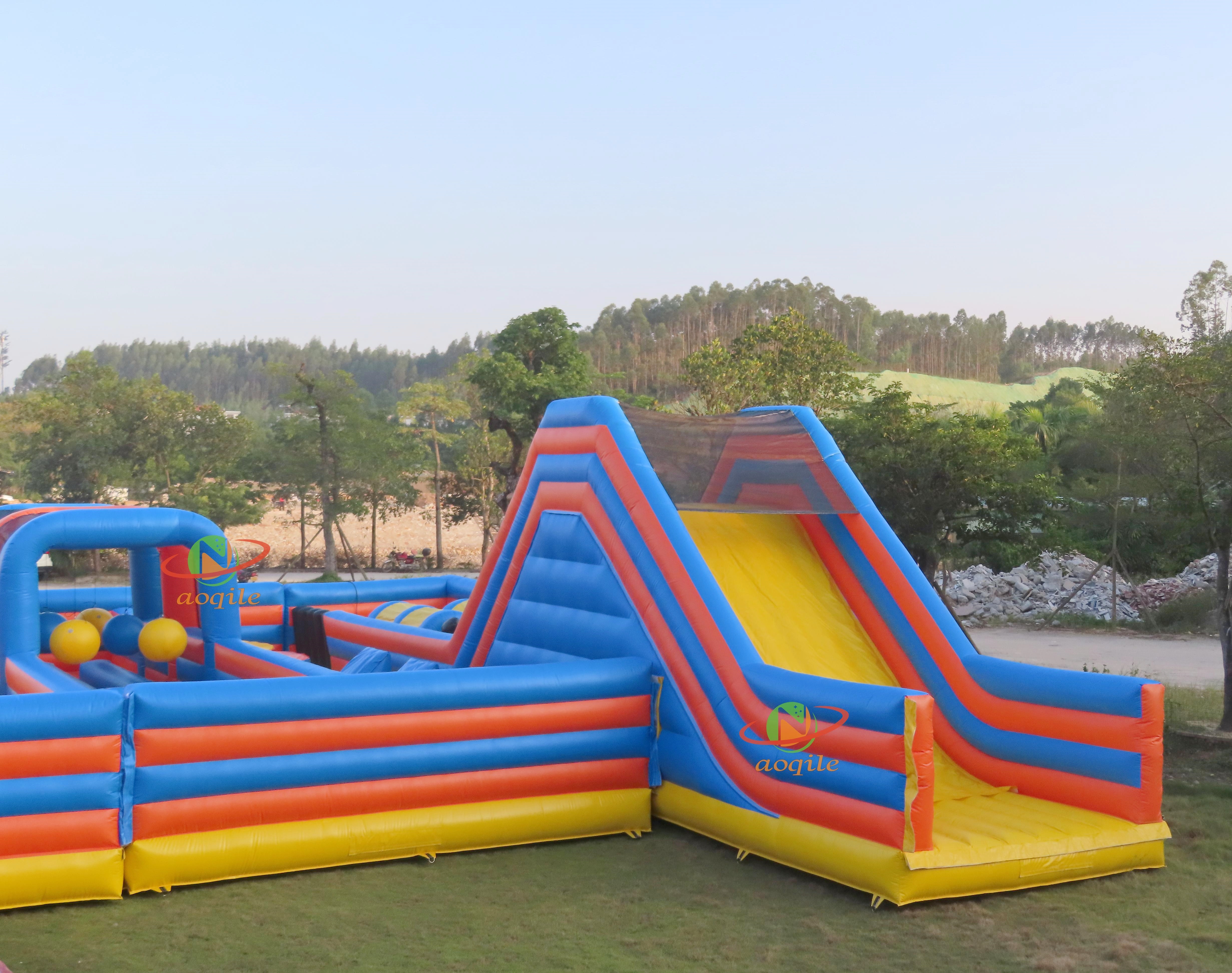 Large Land Inflatable Water Park