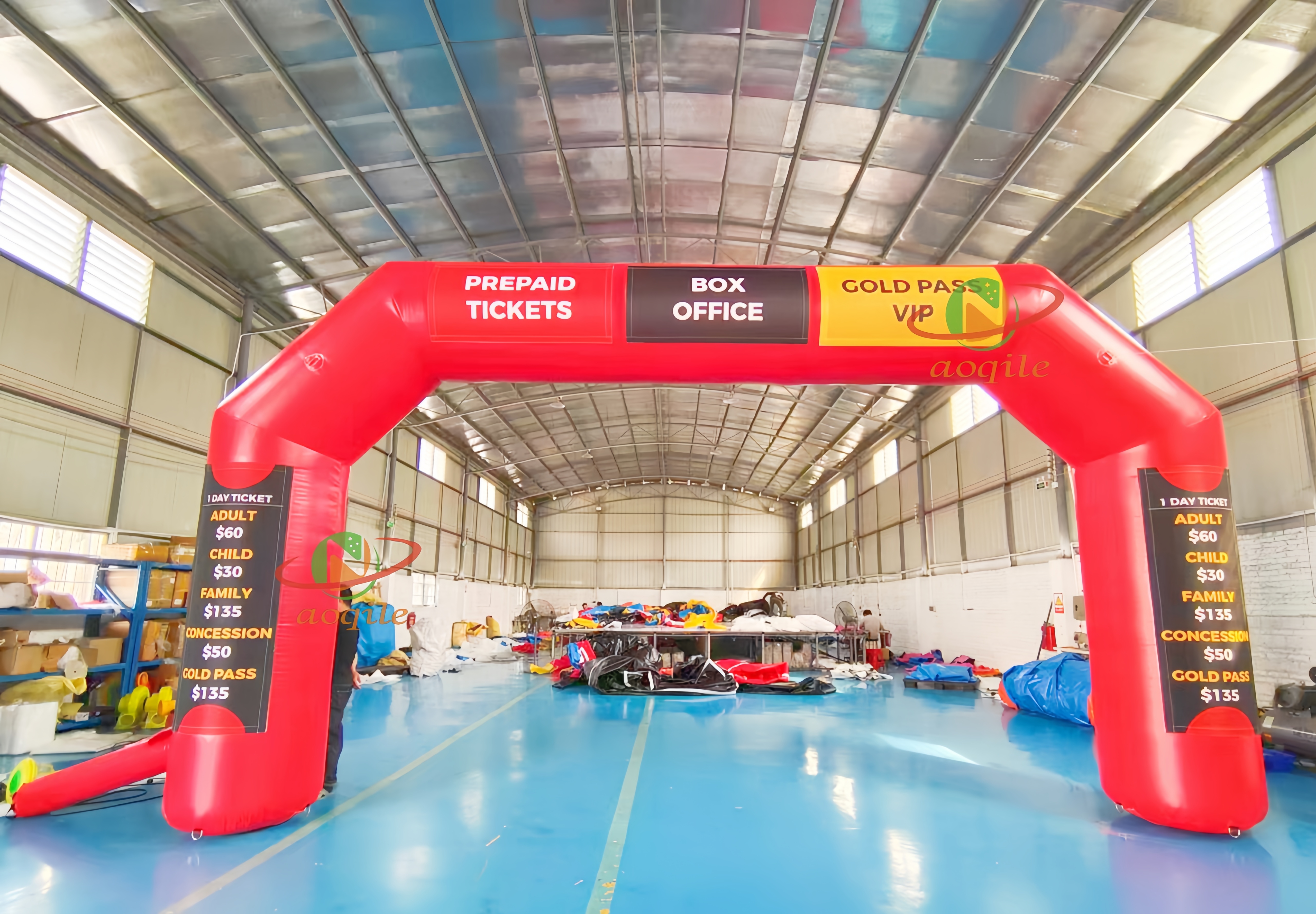 Inflatable Color Printed Advertising Arch Finish Line Arch Event Inflatable Arch