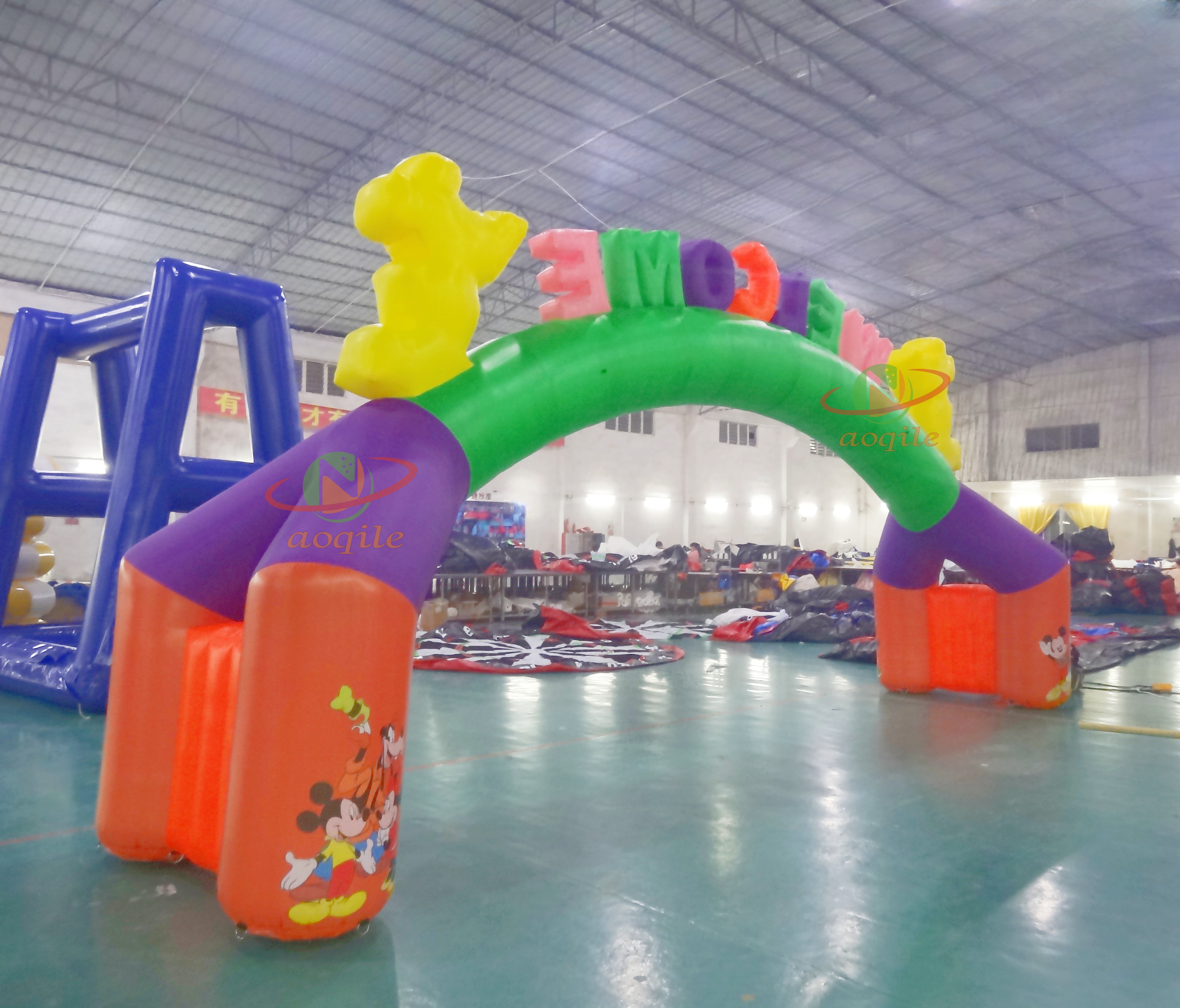 Commercial grade advertising inflatables exterior party event archways inflatable carnival arch