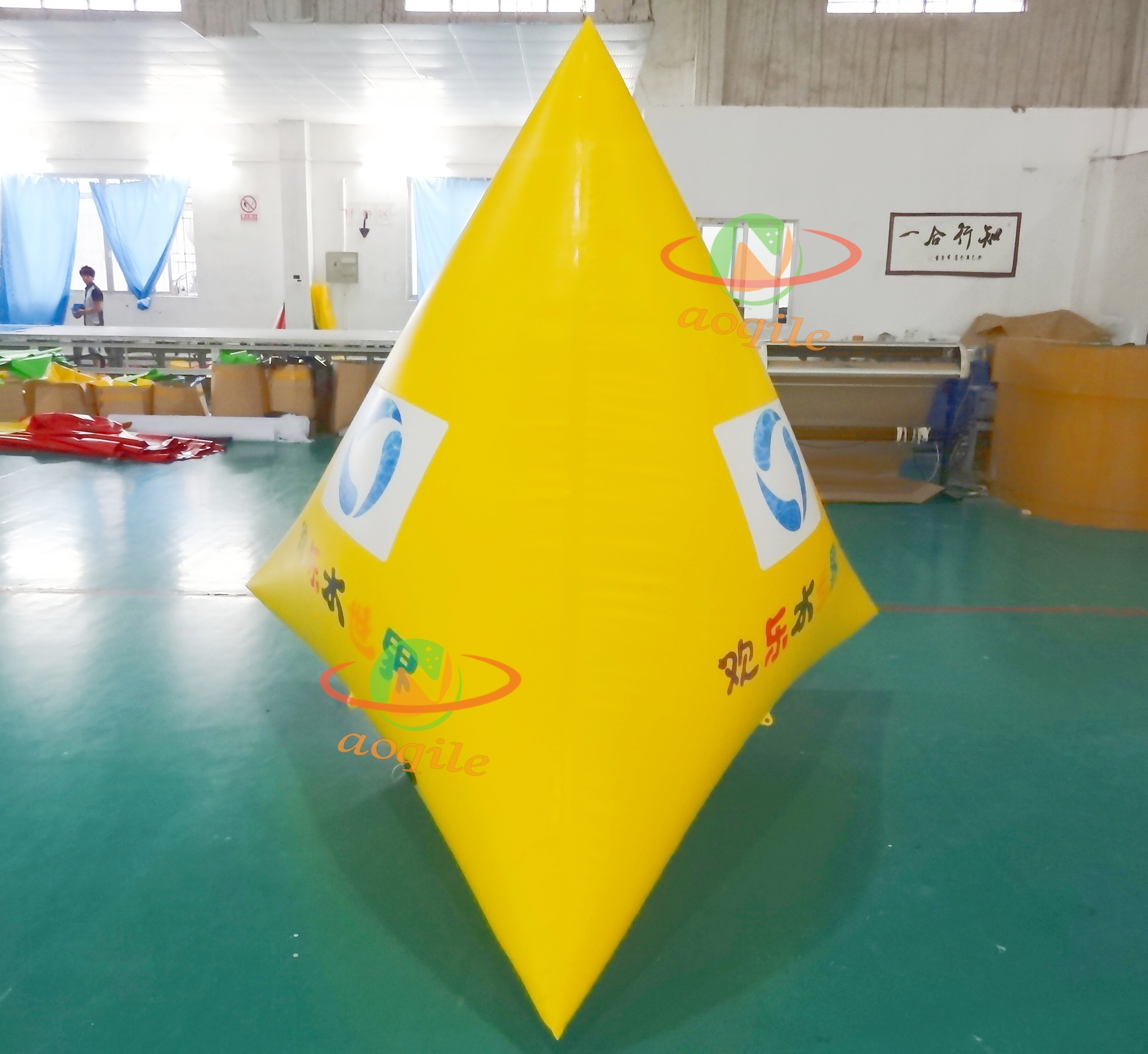 Commercial Grade Inflatable Water Competition Buoy Water Park Inflatable Floating Advertising Buoy