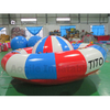 Hot Sale Water Toy Inflatable Airship Crazy Flying Saucer rotate Towable Disco Boat