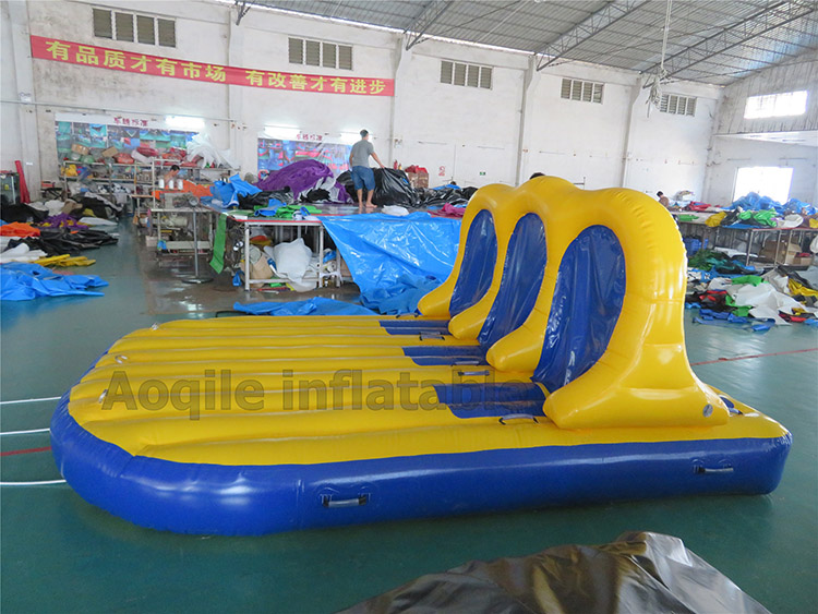 Summer Water Sports Games Inflatable Towable Flying Fish Boat Inflatable Floating Banana Boat