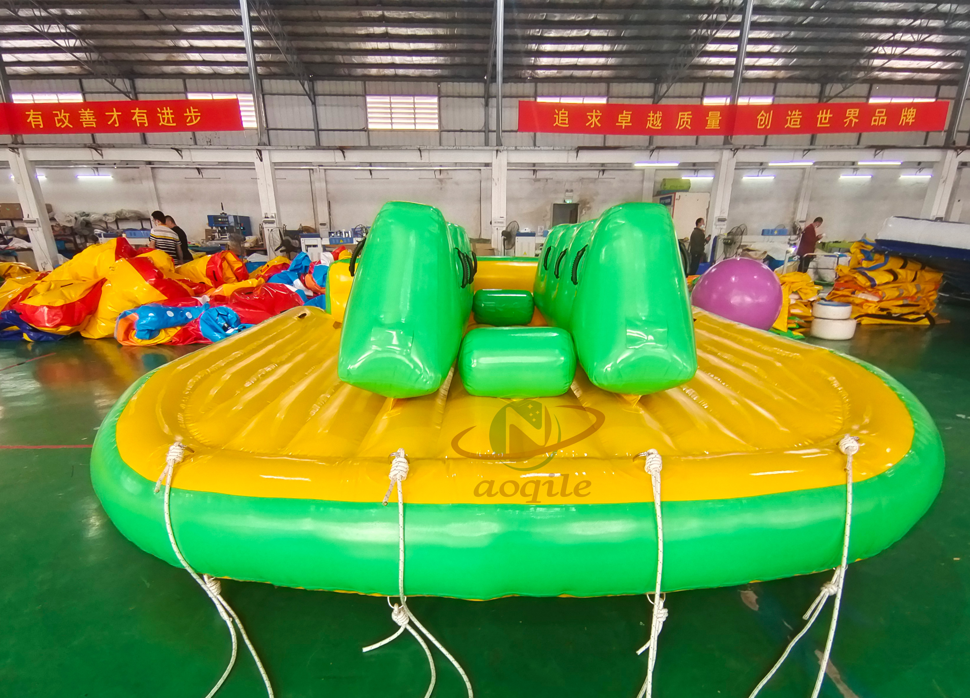 Summer Water Sports Banana Boat Inflatable Tube Water Ski Towable Crazy UFO For Surfing