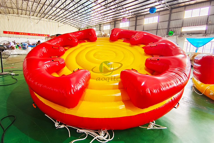 Airtight Safety Floating Inflatable Sea Towable Stimulate Water Game 8 people Water Ski Towable Sofa Boat