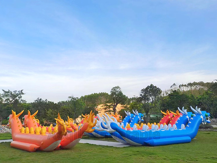 Water Inflatable Toys Crazy Water Banana Boat Extreme Sports Inflatable Towable Dragon Boat