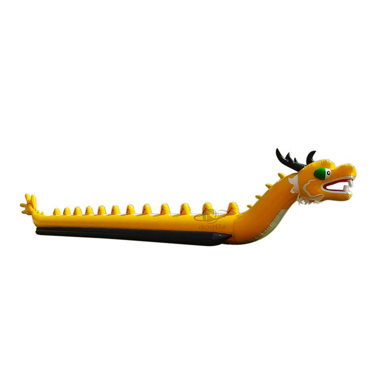 Multiplayer Entertainment Inflatable Dragon Boat Crazy Water Sport Game Toy Banana Boat