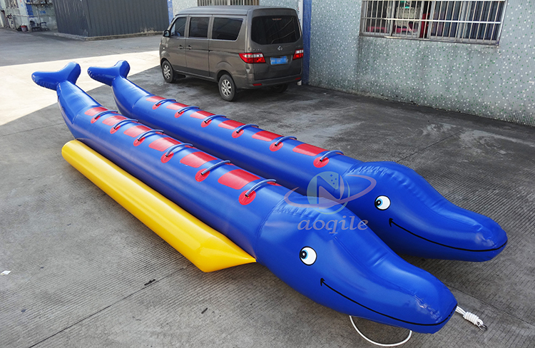 Water Play Equipment /Towable Water Banana Boat Inflatable Banana Boat For Water Ski