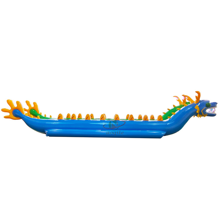 Customized Aqua Sport Games 8 Seats Inflatable Fly Dragon Boat Towable Banana Boat For Jet Ski